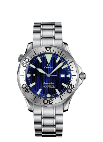 Omega Seamaster Diver 300M Quartz 41 Stainless Steel / Electric Blue / Bracelet